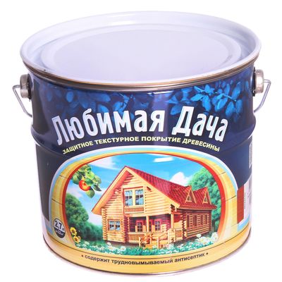 Защитное текстурное покрытие древесины, махагон, 2.7 л