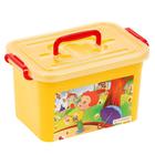 Ящик для игрушек «Радуга» с крышкой и ручками, 6,5 л, МИКС - Фото 7
