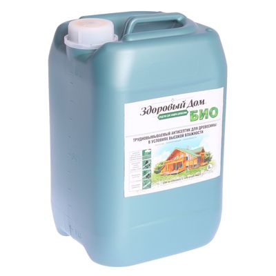 Трудновымываемый антисептик для древесины в условиях высокой влажности, 9 кг