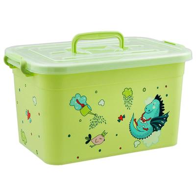 Ящик для игрушек «Радуга» с крышкой и ручками, 15 л, МИКС