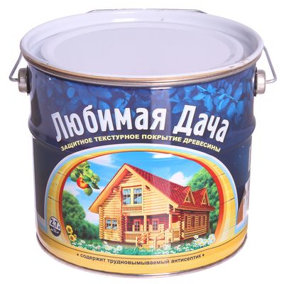 Защитное текстурное покрытие древесины, тик, 2.7 л