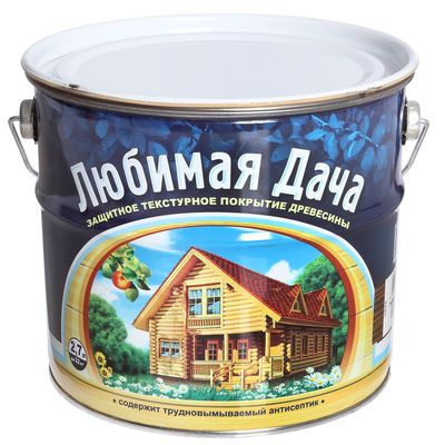 Защитное текстурное покрытие древесины, орех, 2.7 л