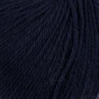 Пряжа "Люкс" 100% мериносовая шерсть 200м/50гр (0107, темно-синий) - Фото 1