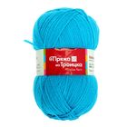 Пряжа "Подмосковная" 50% шерсть, 50% акрил 250м/100гр (0474, голубая бирюза) - Фото 2