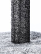 Комплекс для кошек с когтеточкой, разборный, 55×55×140 см, ковролин, серый - фото 809267741