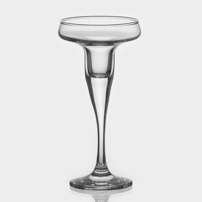 Подсвечник Paşabahçe Basic, h=17 см, стекло, прозрачный