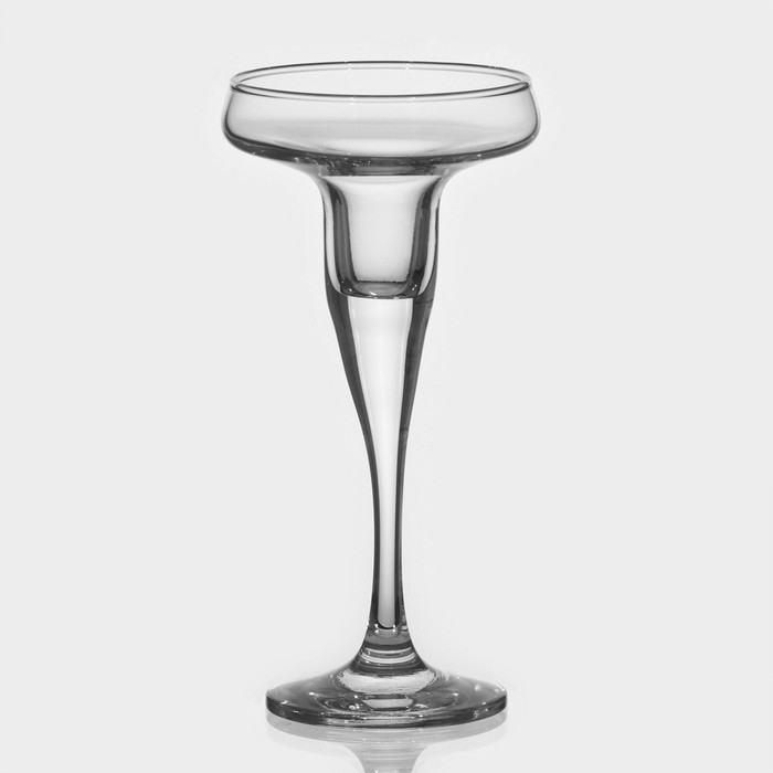 Подсвечник Paşabahçe Basic, h=17 см, стекло, прозрачный - Фото 1