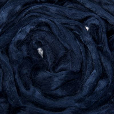 Шерсть для валяния 100% вискоза 50гр(3609, синий)