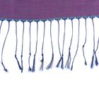 Жаккардовый палантин 70*180 РС3479 цвет фиолетовый - Фото 2