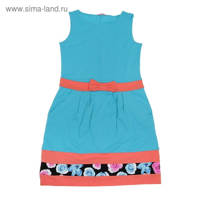 Платье для девочки, рост 146-152 см, возраст 11 лет, цвет голубой - Фото 1