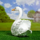 Садовая фигура "Лебедь" средний белый 43х38х20см - Фото 3