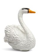 Садовая фигура "Лебедь" средний белый 43х38х20см - Фото 6