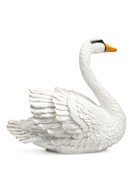 Садовая фигура "Лебедь" средний белый 43х38х20см - Фото 7