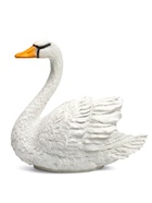 Садовая фигура "Лебедь" средний белый 43х38х20см - Фото 9