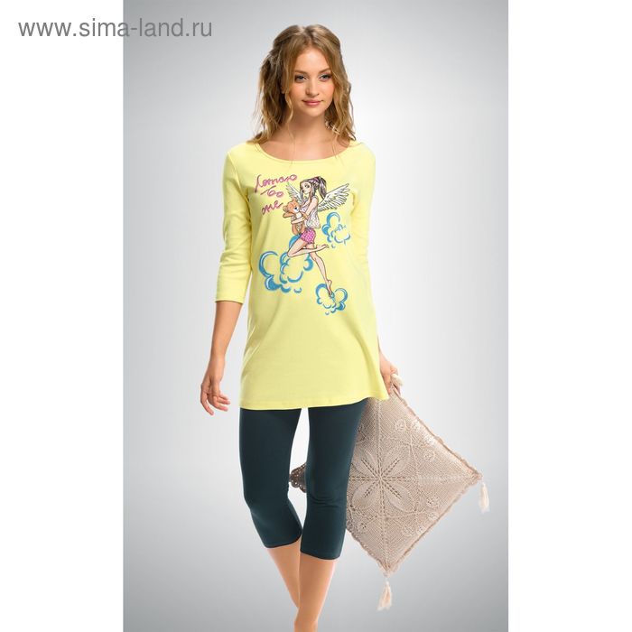 Пижама женская, размер 50 (XL), цвет кремовый - Фото 1