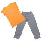 Пижама женская, размер 44 (S), цвет оранжевый - Фото 1