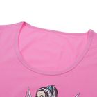 Пижама женская (футболка, шорты), цвет розовый, размер 48 (L) - Фото 3
