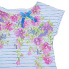 Пижама женская (футболка, бриджи), цвет голубой, размер 50 (XL) - Фото 3