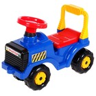 Машинка детская «Трактор», цвет синий - Фото 1