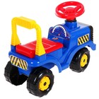 Машинка детская «Трактор», цвет синий - Фото 6