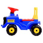 Машинка детская «Трактор», цвет синий - Фото 3