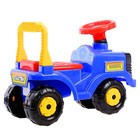 Машинка детская «Трактор», цвет синий - Фото 4