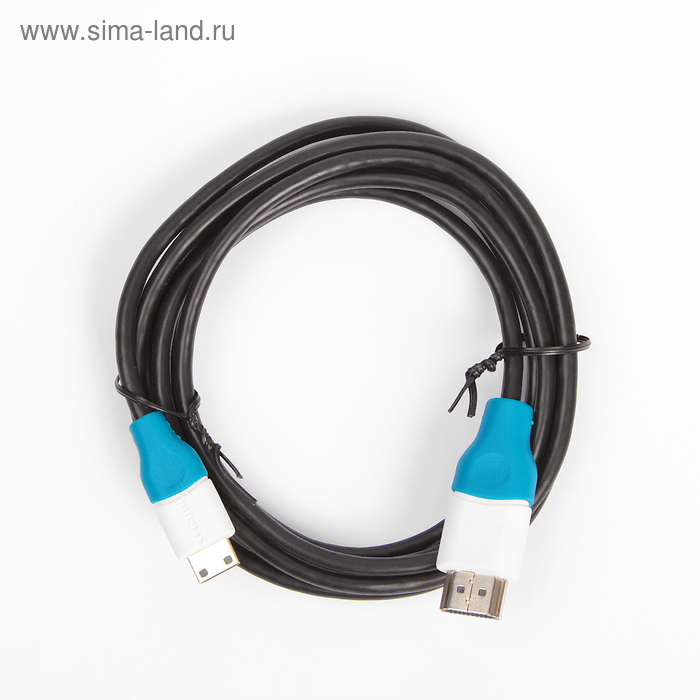 Кабель-переходник видео Smartbuy K320, HDMI(m)-miniHDMI(m), 2 м, черный - Фото 1