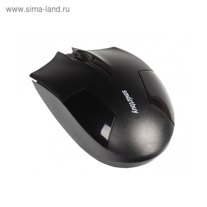 Мышь Smartbuy ONE 341AG, беспроводная, оптическая, 1000 dpi, до 10 м, USB, чёрная - Фото 1