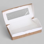 Коробка складная, крафт, 17×7×4 см, 0.5 л - Фото 2