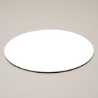 Подложка для торта усиленная, 22 см, золото - белый, 3.2 мм 1358923