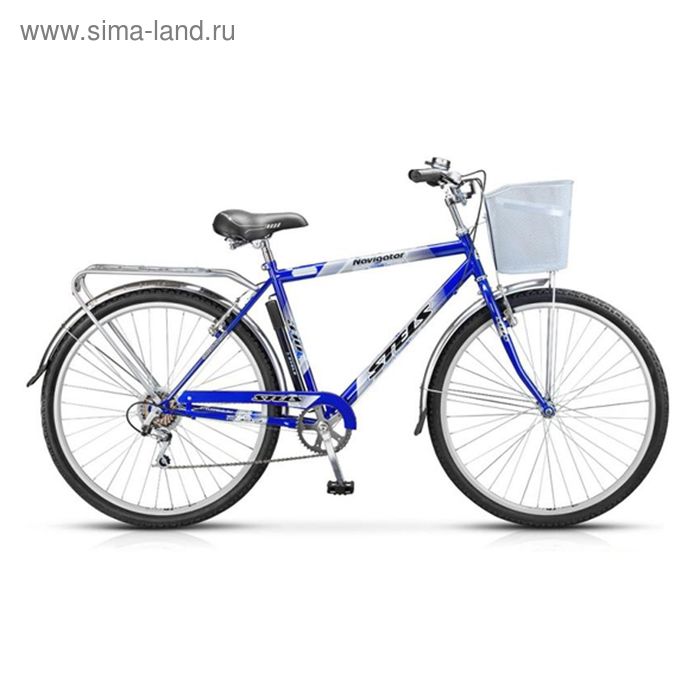 Велосипед 28" Stels Navigator-350 Gent, 2016, цвет синий, размер 20"