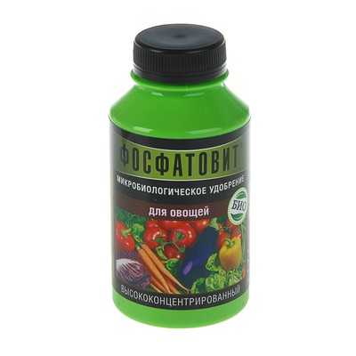 Микробиологическое удобрение "Фосфатовит", для овощей, 0,22 л
