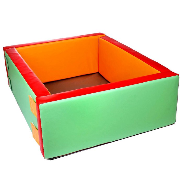 Мягкий модуль «Бассейн» прямоугольный, маленький, МИКС - Фото 1