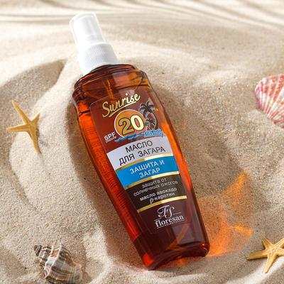 Масло для быстрого загара Floresan «Малибу», SPF 20, 135 мл