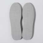 Стельки для обуви, антибактериальные, дышащие, универсальные, 35-46 р-р, 29,5 см, пара, цвет серый - Фото 2