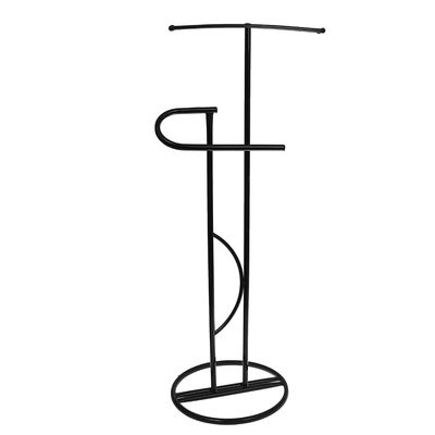 Вешалка костюмная Доляна «Галант», 40×40×120 см, цвет чёрный