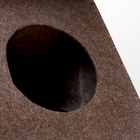 Домик для кошек «Икс», с когтеточкой, раскладной, с гамаком, ковролин, цвет МИКС - Фото 6