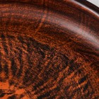 Тарелка "Дымлёная", глубокая, гладкая, красная глина, 26 см - Фото 3