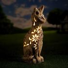 Садовый светильник "Кошка", шамот, 44 см, без элемента подсветки - Фото 3