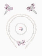 Набор детских украшений Выбражулька «Бантик», 6 предметов, белый - Фото 1