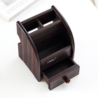 Органайзер 3 секции, 1 выдвижной ящик, серия Вишня с кантом черным, 12×12×14 см - Фото 4