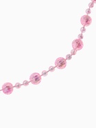 Набор детских украшений Выбражулька «Цветочек», 5 предметов: 2 резинки, бусы, браслет d=4.6 см кольцо, розовый - Фото 3