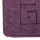 Коврик 40х60 см "Меандр" цвет фиолетовый - Фото 2