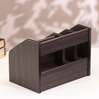 Органайзер 6 секций, ящик, дерево в полоску, 22×15×16 см - Фото 2