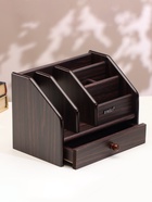 Органайзер 6 секций, ящик, дерево в полоску, 22×15×16 см - Фото 3