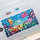 Коврик противоскользящий СПА в ванну на присосках Доляна «Яркие рыбы», 35×68 см - Фото 4