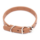 Ошейник «Пижон», 30.5×1 см, клёпаный, искусственная кожа, цвет МИКС - Фото 3