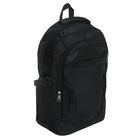 Рюкзак молодёжный "Хобби", 1 отдел, 2 наружных и 2 боковых кармана, чёрный - Фото 2