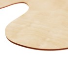 Палитра деревянная овальная №2, 23×30 см, МИКС - Фото 4