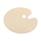 Палитра деревянная овальная №2, 23×30 см, МИКС - Фото 5